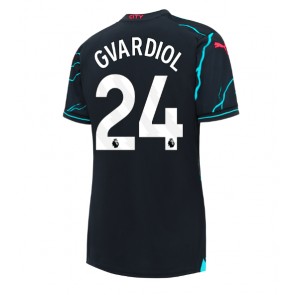Maillot de foot Manchester City Josko Gvardiol #24 Troisième Femmes 2023-24 Manches Courte